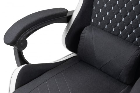 TACENS MARS MGC-X FABRIC Black/White - fotel gamingowy