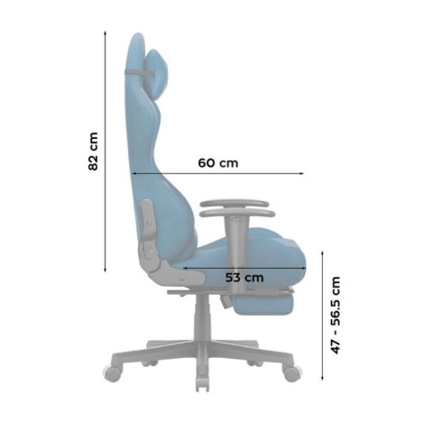 Fotel gamingowy Huzaro Force 5.7 Blue