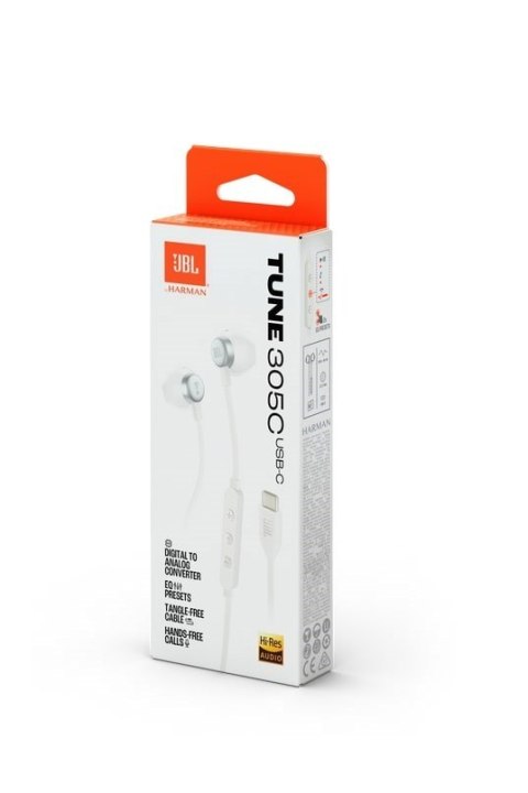 Słuchawki douszne JBL Tune 305C Biały