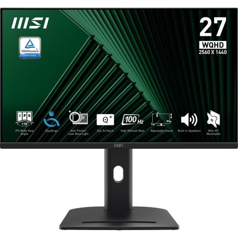 MSI Monitor 27" PRO MP275QPG WQHD 100Hz