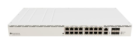 Switch Mikrotik CRS320-8P-8B-4S+RM 21p PoE (PoE+: 8; PoE++: 8; ) 600/963W Managed Gigabit/10G