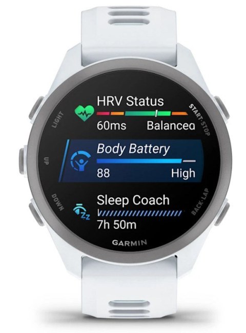 Zegarek Garmin Forerunner 170 42,6mm Music Whitestone Cloud Blue