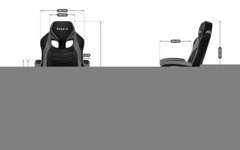 Fotel gamingowy HZ-Force 2.5 Grey Mesh (OUTLET)
