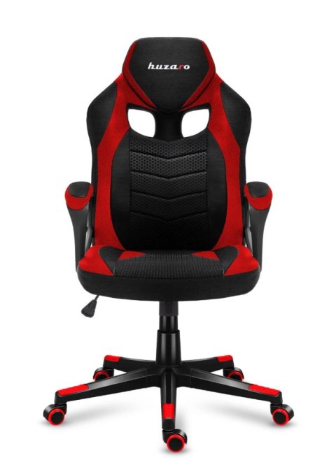 Fotel gamingowy Huzaro FORCE 2.5 Red Mesh (OUTLET)