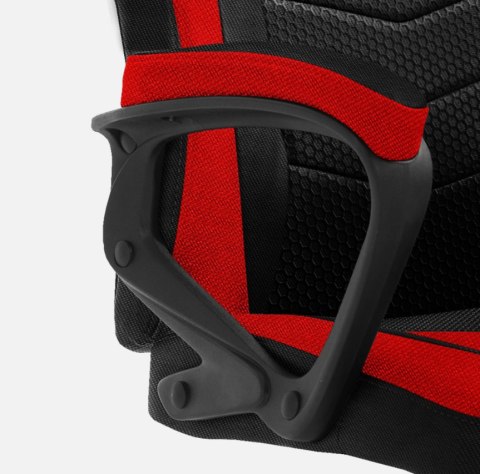 Fotel gamingowy Huzaro FORCE 2.5 Red Mesh (OUTLET)
