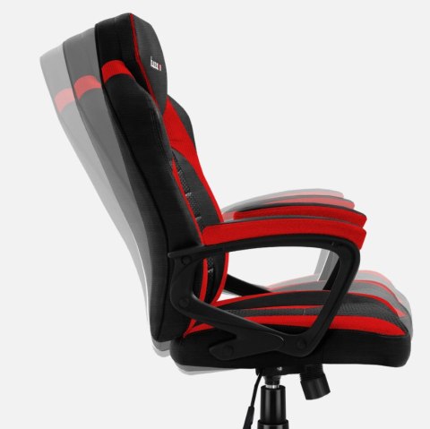 Fotel gamingowy Huzaro FORCE 2.5 Red Mesh (OUTLET)