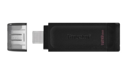 KINGSTON FLASH 128GB USB-C 3.2 Gen1 DataTraveler 70 (OUTLET)