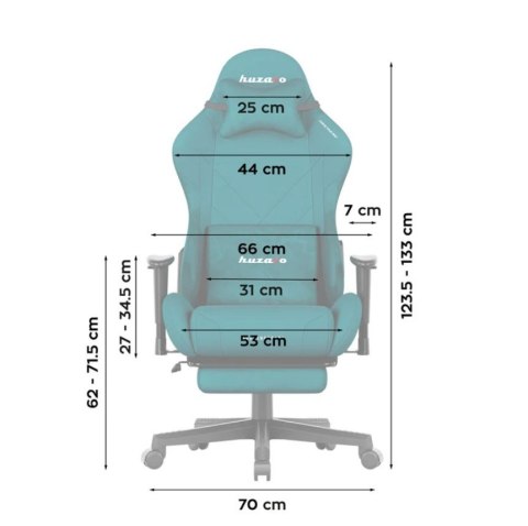 Fotel gamingowy Huzaro Force 5.7 Teal