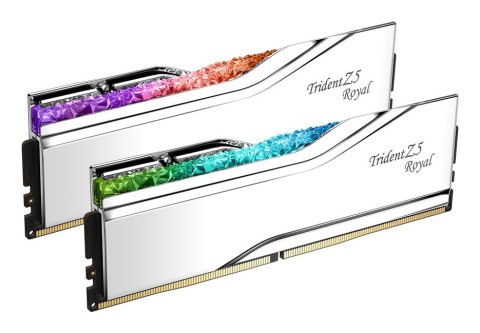 G.SKILL TRIDENT Z5 ROYAL RGB DDR5 2X16GB 6000MHZ CL28 SILVER F5-6000J2836G16GX2-TR5S