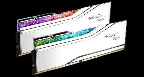 G.SKILL TRIDENT Z5 ROYAL RGB DDR5 2X16GB 6000MHZ CL28 SILVER F5-6000J2836G16GX2-TR5S