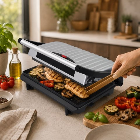 Grill elektryczny Esperanza Pizzaiola EKG005 (stołowy-zamknięty; 750W; kolor inox)