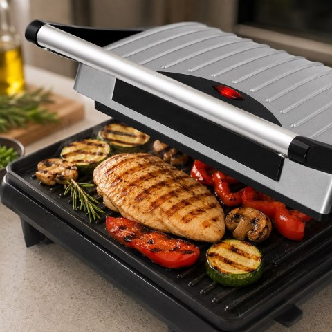 Grill elektryczny Esperanza Pizzaiola EKG005 (stołowy-zamknięty; 750W; kolor inox)