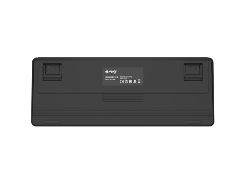 Klawiatura dla graczy Fury Kanabo K6 US podświetlenie RGB magnetyczna czarno-szara