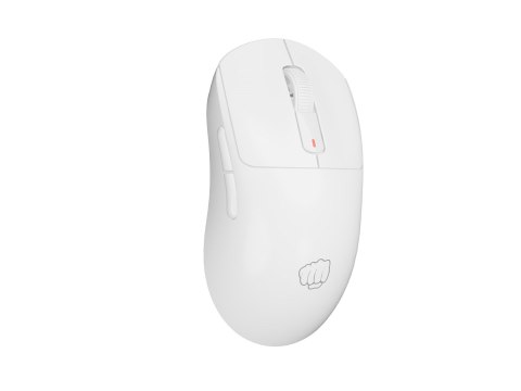 Mysz dla graczy Fury Tanto T4 12000DPI RGB biała gamingowa bezprzewodowa