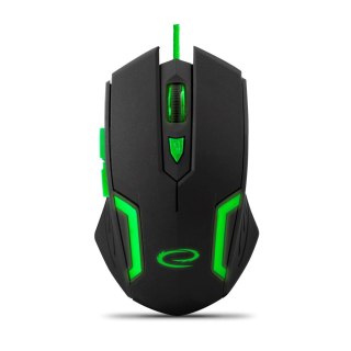 Mysz komputerowa Esperanza Fighter EGM205G (optyczna; 2400 DPI; kolor czarny)