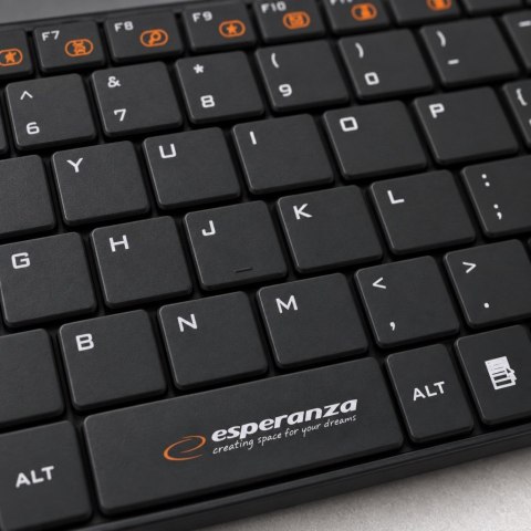 Zestaw klawiatura + mysz Esperanza EK122K (USB 2.0; (US); kolor czarny; laserowa)