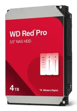 Dysk HDD WD 4TB 3.5 Red Pro WD4006FFBX