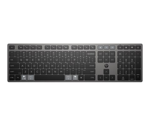 Klawiatura HP 720 Multi-Device Rechargeable Wireless Keyboard Nightfall Black bezprzewodowa czarna 9T5B1AA