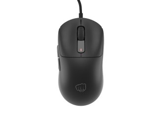 Mysz dla graczy Fury Tanto T4 12000DPI RGB czarna gamingowa przewodowa