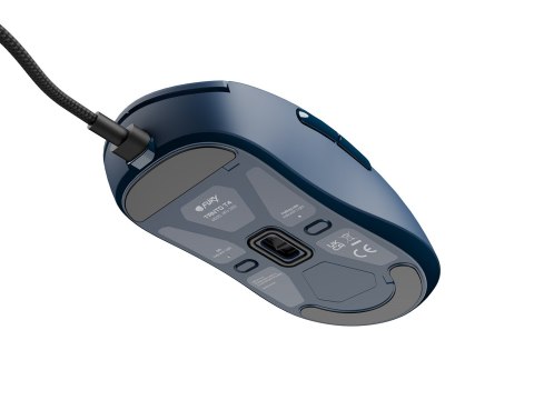 Mysz dla graczy Fury Tanto T4 12000DPI RGB granatowa gamingowa przewodowa
