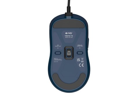 Mysz dla graczy Fury Tanto T4 12000DPI RGB granatowa gamingowa przewodowa