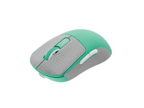 Mysz dla graczy Fury Tanto T4 12000DPI RGB miętowa gamingowa bezprzewodowa