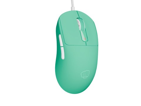 Mysz dla graczy Fury Tanto T4 12000DPI RGB miętowa gamingowa przewodowa