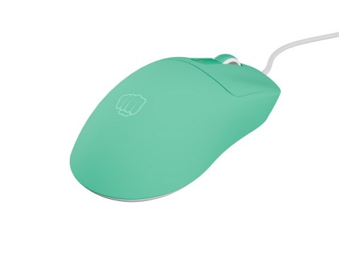 Mysz dla graczy Fury Tanto T4 12000DPI RGB miętowa gamingowa przewodowa