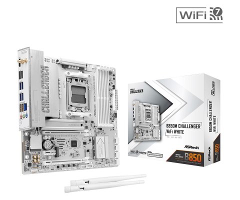 Płyta główna Asrock B850M CHALLENGER WIFI WHITE