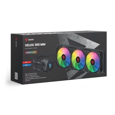 SAVIO CHŁODZENIE WODNE CPU ARGB 360MM VELOX