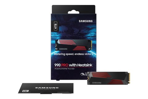 Dysk SSD Samsung PCIE G4 M.2 NVME 4TB W/HS/990 PRO