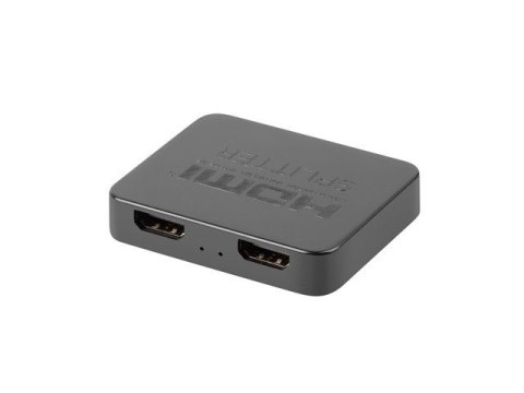 LANBERG SPLITTER VIDEO HDMI->2X HDMI 4K + PORT USB-C CZARNY