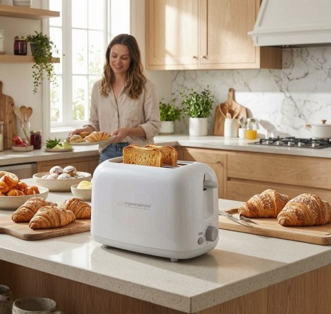 Toster Esperanza Ciabatta EKT002 (600W; kolor biały)