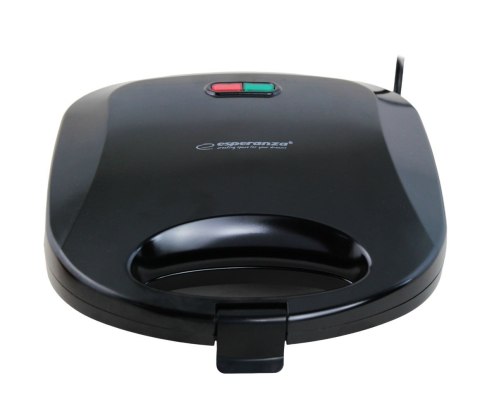 Gofrownica Esperanza BLUEBERRY EKT008 (1000W; kolor czarny)