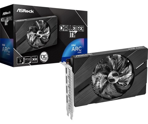 Karta graficzna ASRock Arc A380 Challenger ITX 6GB OC (OUTLET)