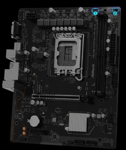 Płyta główna Asrock H610M-HVS/M.2 D5 GEN5