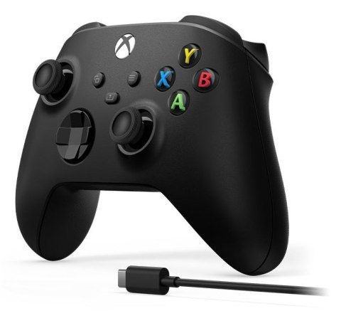Kontroler bezprzewodowy MICROSOFT Xbox Serie Black+USB-C (OUTLET)