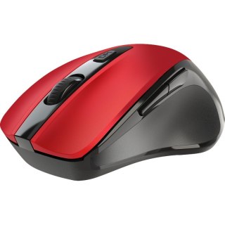 DEFENDER MYSZ BEZPRZEWODOWA PRIME MB-053 RF SILENT CLICK CZERWONA 52052