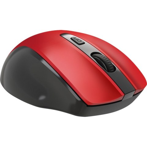 DEFENDER MYSZ BEZPRZEWODOWA PRIME MB-053 RF SILENT CLICK CZERWONA 52052