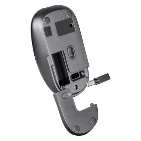 DEFENDER MYSZ BEZPRZEWODOWA WAVE MM-995 RF SILENT CLICK BRĄZOWA 52992