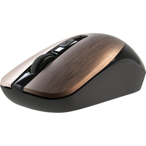 DEFENDER MYSZ BEZPRZEWODOWA WAVE MM-995 RF SILENT CLICK BRĄZOWA 52992