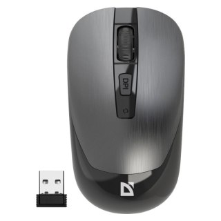 DEFENDER MYSZ BEZPRZEWODOWA WAVE MM-995 RF SILENT CLICK SREBRNA 52993
