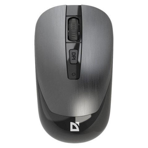 DEFENDER MYSZ BEZPRZEWODOWA WAVE MM-995 RF SILENT CLICK SREBRNA 52993