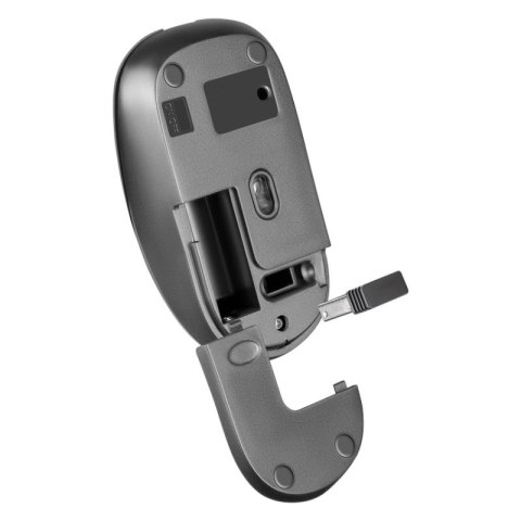 DEFENDER MYSZ BEZPRZEWODOWA WAVE MM-995 RF SILENT CLICK SREBRNA 52993
