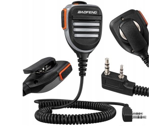 Mikrofonogłośnik Baofeng MC-9 Wodoodporny do UV-5R UV-82 DM-32 P15 UV UV-17E