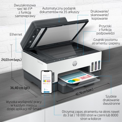 URZĄDZ. WIELOF. HP Smart Tank 750 All-in-One 6UU47A